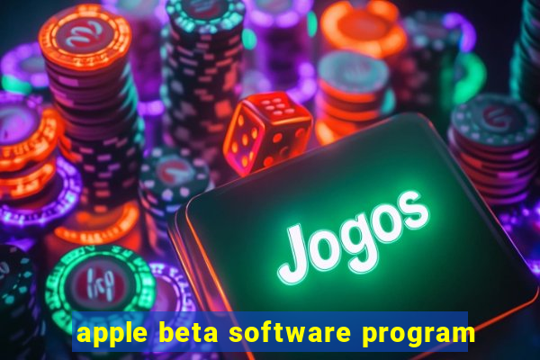 apple beta software program